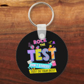 Porte-clés Le test de stress de jour Enseignants (Recto)