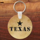 Porte-clés Le Texas, l'État de la Lone Star (Recto)