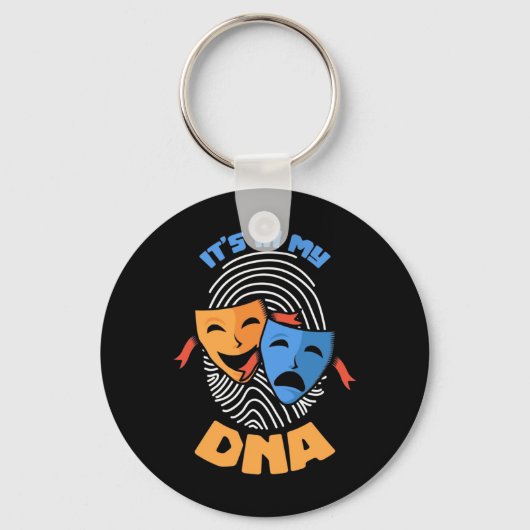 Porte-clés Le Théâtre Est Dans Mon Adn (Recto)