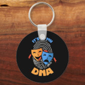 Porte-clés Le Théâtre Est Dans Mon Adn (Recto)