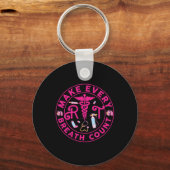 Porte-clés Le Thérapeute Respiratoire Fait Chaque Compteur Re (Recto)