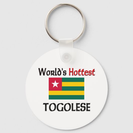 Porte-clés Le togolais le plus chaud au monde (Recto)