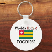 Porte-clés Le togolais le plus chaud au monde (Recto)
