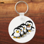 Porte-clés Le troupeau de pingouins (Recto)