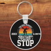 Porte-clés Le Véritable Entraînement Commence Quand Vous Voul (Recto)