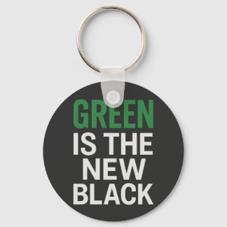 PORTE-CLÉS LE VERT EST LA NOUVELLE NOIRE