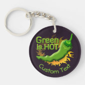 Porte-clés Le vert est un Porte - clé HOT (Devant)