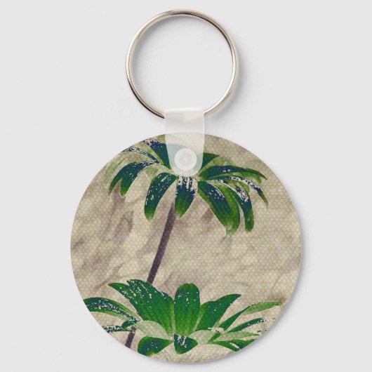 Porte-clés Le vert fleurit le porte - clé (Recto)