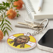 Porte-clés Le Visage Du Christ Icône Orthodoxe (Devant droit)