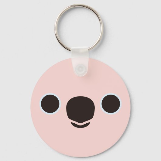 Porte-clés Le visage d'un Cockatoo Moluccan (Recto)