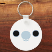 Porte-clés Le visage d'un cockatoo Solomons (Verso)