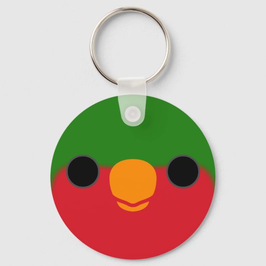 Porte-clés Le visage d'un lorikeet de Stephen (Recto)