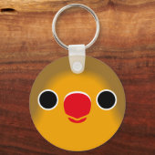 Porte-clés Le visage d'un oiseau de pêcheur (Recto)