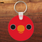 Porte-clés Le visage d'une gloire rouge (Recto)