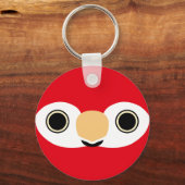 Porte-clés Le visage d'une macaw Scarlet (Verso)
