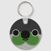 Porte-clés Le visage d'une perruque verte (Verso)