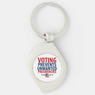 Porte-clés Le vote empêche les présidences indésirables homme