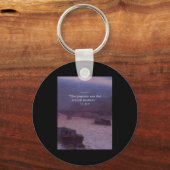 Porte-clés Le Voyage Pas L'Arrivée S Citation Poster (Recto)