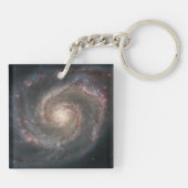 Porte-clés Le Whirlpool Galaxy M51 & Companion dans l'espace (Dos)