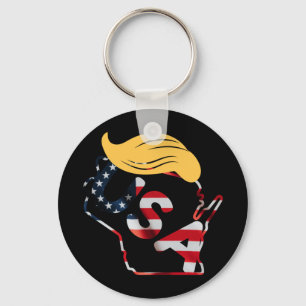 Porte-clés Le Wisconsin pour Trump
