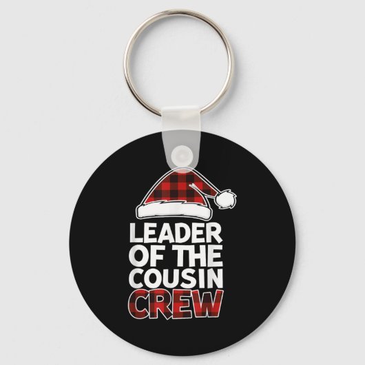 Porte-clés Leader Of The Cousin Crew Christmas Buffalo Red Pl (Recto)