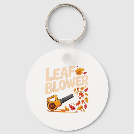 Porte-clés Leaf Blower Funny Autumn Fall Season Humor  (Recto)