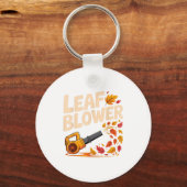 Porte-clés Leaf Blower Funny Autumn Fall Season Humor  (Recto)