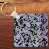 Porte-clés Leafy Creeping Vine Drawing Pattern With Pastels (Recto)