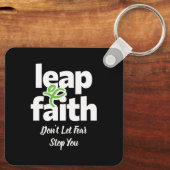 Porte-clés Leap Of Faith Don't Let Fear Stop You Keychain (Verso)