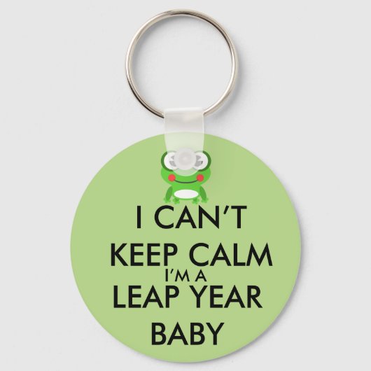 Porte-clés Leap Year/ Leap Day Baby Porte - clé (Recto)