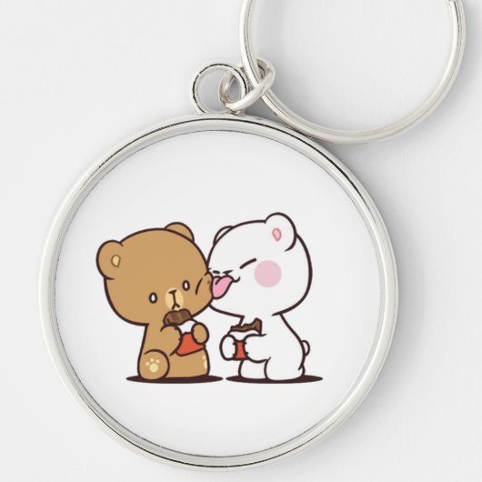 Porte-clés lécher un ours (Devant)