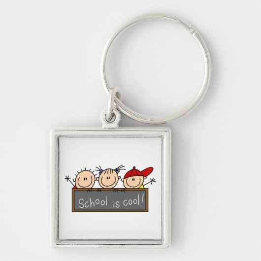 Porte-clés L'école est Cool (Devant)