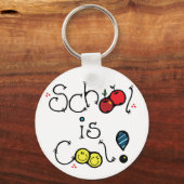 Porte-clés L'école est Porte - clé Cool (Recto)