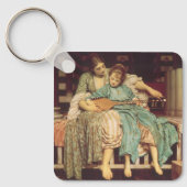 Porte-clés Leçon de musique par Lord Frederic Leighton (Recto)