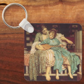 Porte-clés Leçon de musique par Lord Frederic Leighton (Recto)