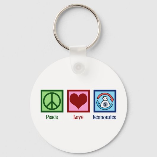 Porte-clés L'économie de l'amour pour la paix (Recto)