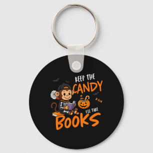 Porte-clés Lecteur de livre mignonne Halloween Lecture Bookwo