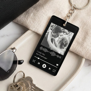 Porte-clés Lecteur de musique pour anniversaire de mariage de