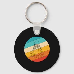 Porte-clés Lecteur de Volant de badminton rétro vintage 1