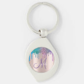 Porte-clés Lecteurs de Parties scintillant Élégant moderne Ro (Devant)