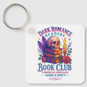 Porte-clés Lecteurs de romance sombre... (Recto)