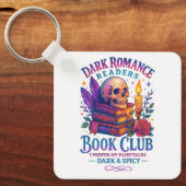 Porte-clés Lecteurs de romance sombre... (Recto)
