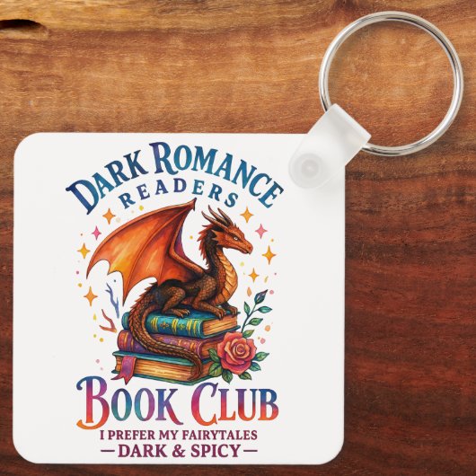 Porte-clés Lecteurs de romance sombre... (Verso)