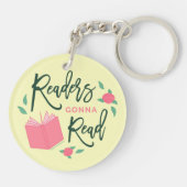 Porte-clés Lecteurs Lire Booking Floral (Dos)