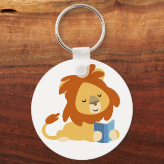 Porte-clés Lecture Cartoon Clavier Lion