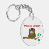 Porte-clés Lecture de Wise Owl (Devant gauche)