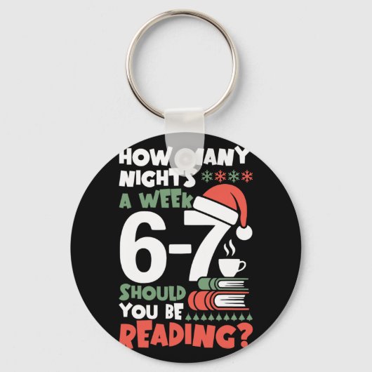 Porte-clés Lecture drôle 67 Mème Prof d'anglais Noël Bo (Recto)