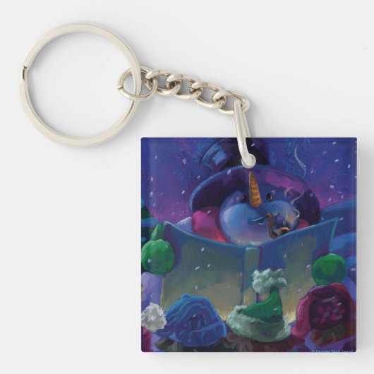 Porte-clés Lecture hivernale (Devant)