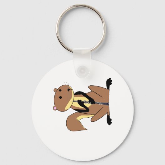 Porte-clés L'écureuil joue à l'Oboe (Recto)