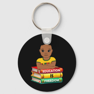 Porte-clés L'éducation est la liberté Mois de l'histoire des